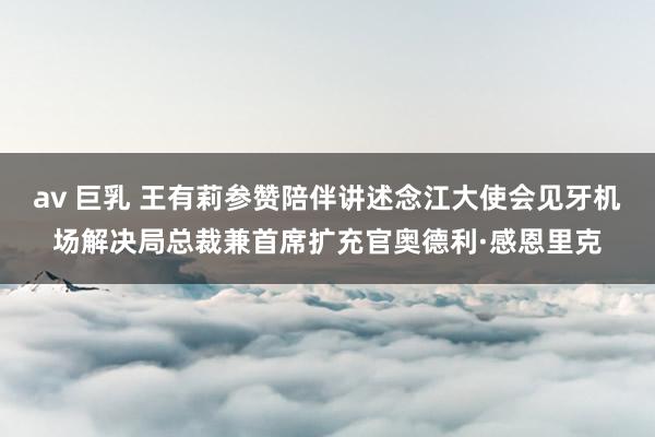 av 巨乳 王有莉参赞陪伴讲述念江大使会见牙机场解决局总裁兼首席扩充官奥德利·感恩里克