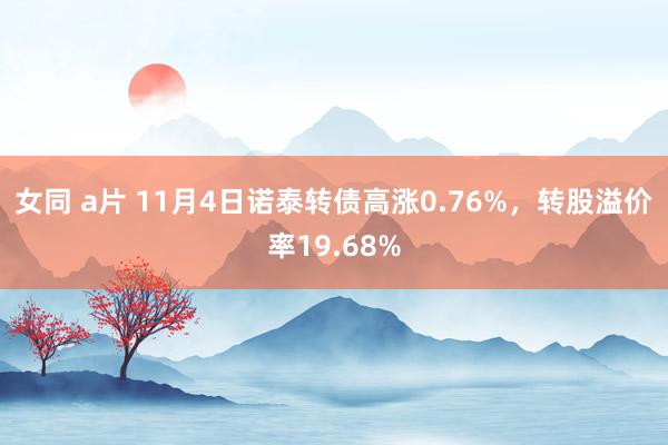 女同 a片 11月4日诺泰转债高涨0.76%，转股溢价率19.68%